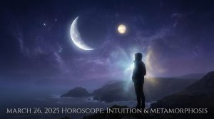 Horoscope du XXVI mars : intuitions et métamorphoses