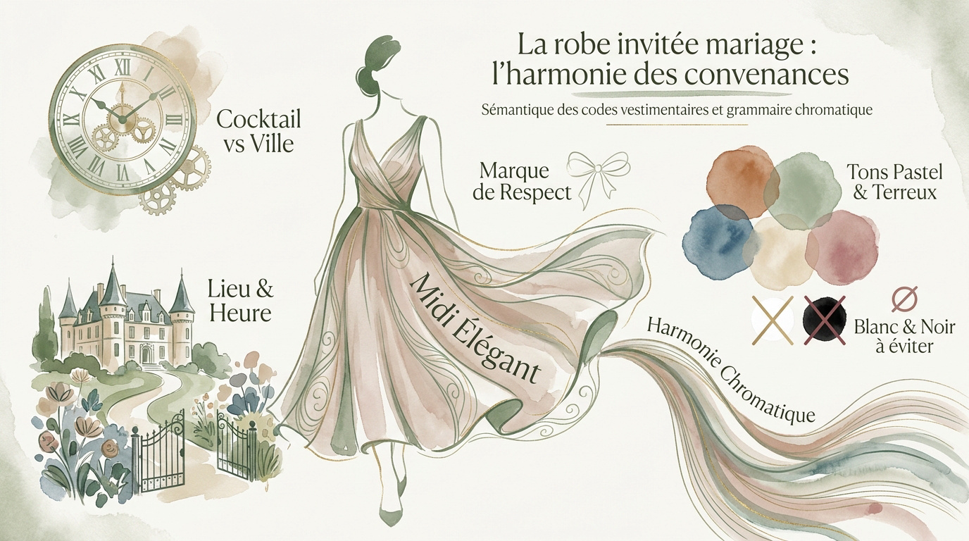 Sélection de robes d'invitée de mariage élégantes dans des tons pastels et terracotta
