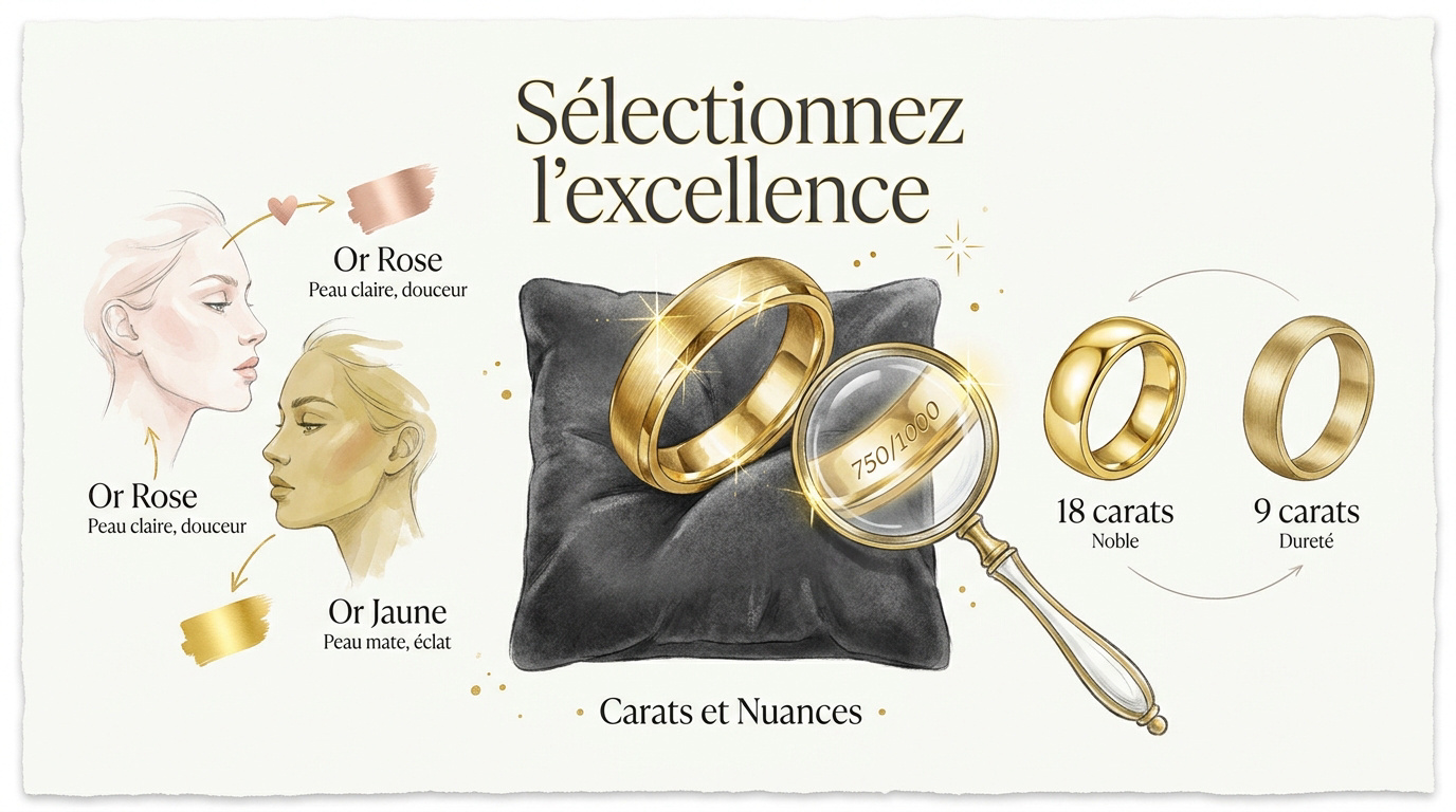 Bijoux en or jaune et blanc