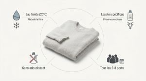 Lavage pull cachemire : l’art de préserver la maille
