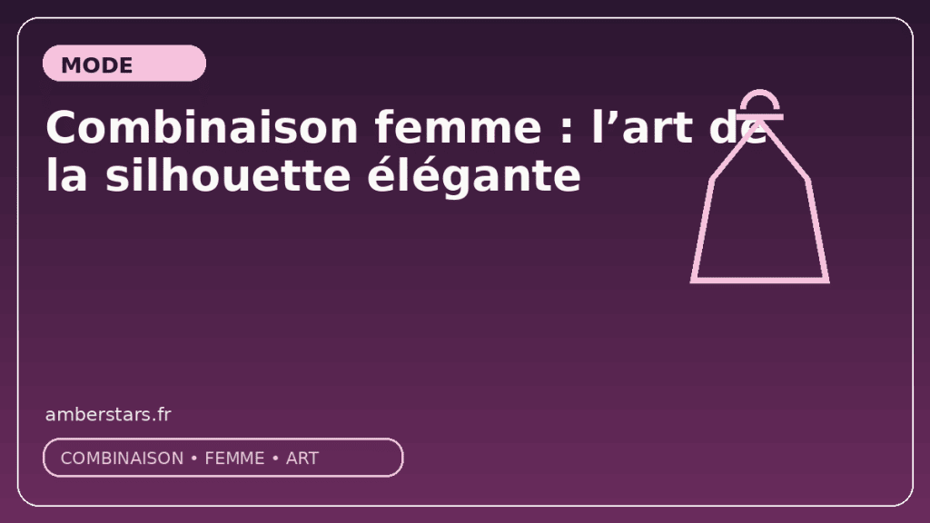 Combinaison femme : l’art de la silhouette élégante