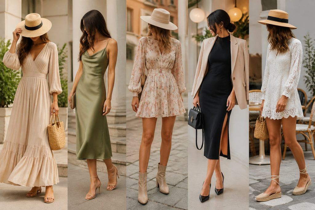 Chaussures et robes : l'accord parfait