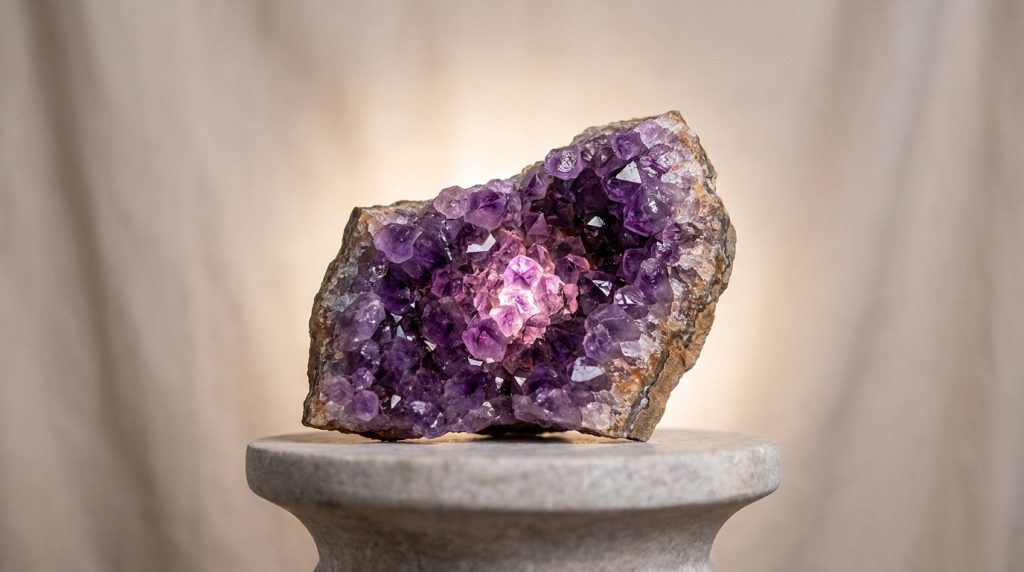 Améthyste vertus : l&rsquo;équilibre et la sagesse du quartz