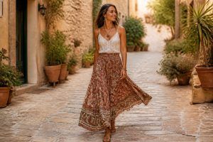 La jupe longue bohème : votre alliée style et confort
