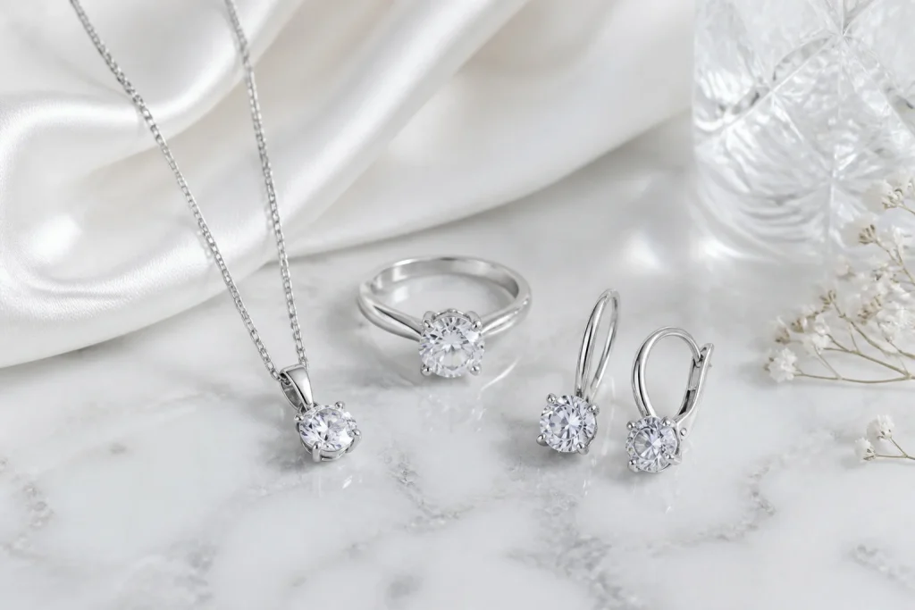 Bijoux en argent sterling etincelants