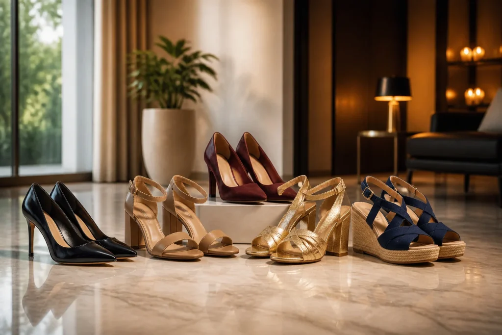 Collection elegante de chaussures a talons pour femmes