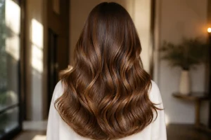 Couleur cheveux chocolat noisette : gourmande et lumineuse