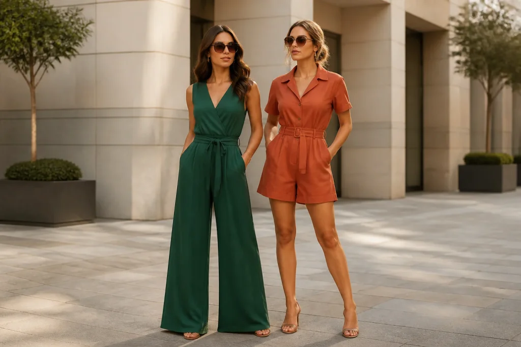 Combinaisons elegantes et playsuit tendance