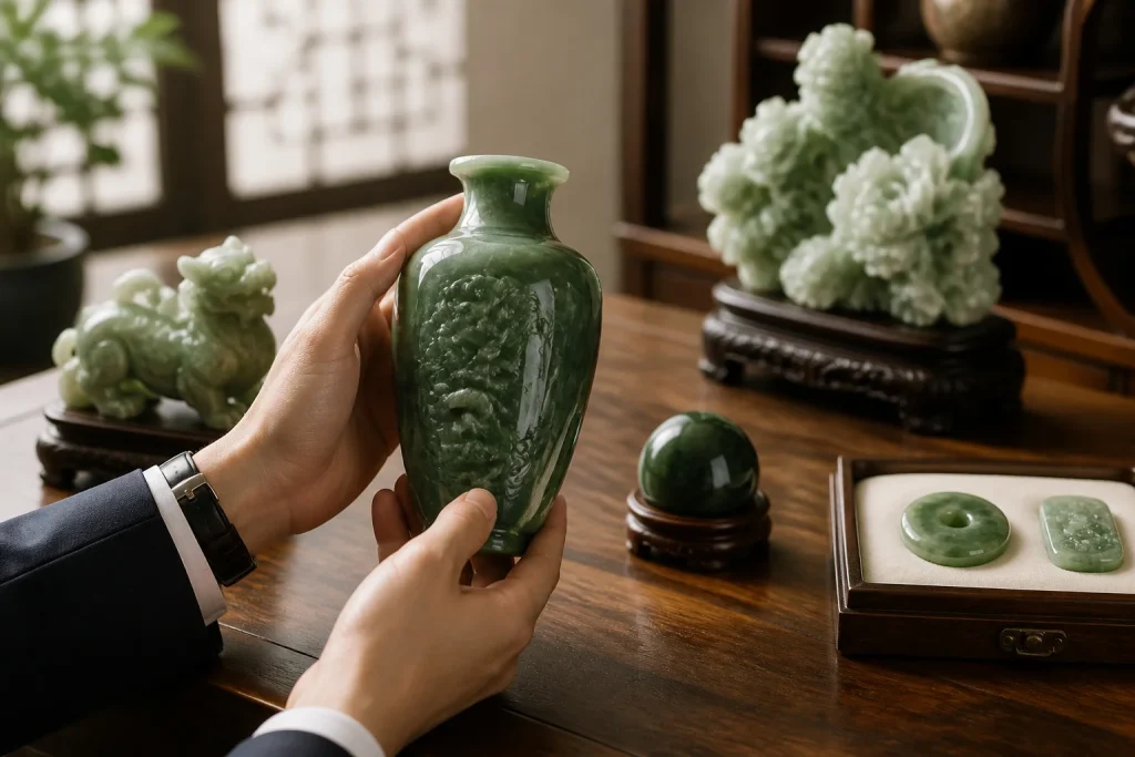 Tresors de jade artisanat et raffinement