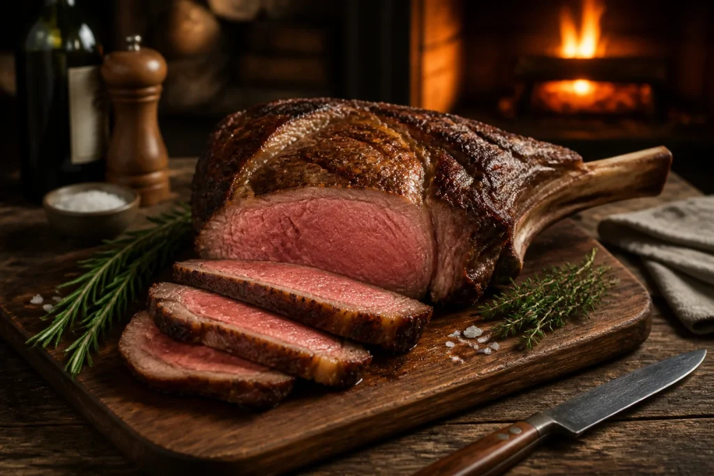 Cote de boeuf parfaite saignante et juteuse