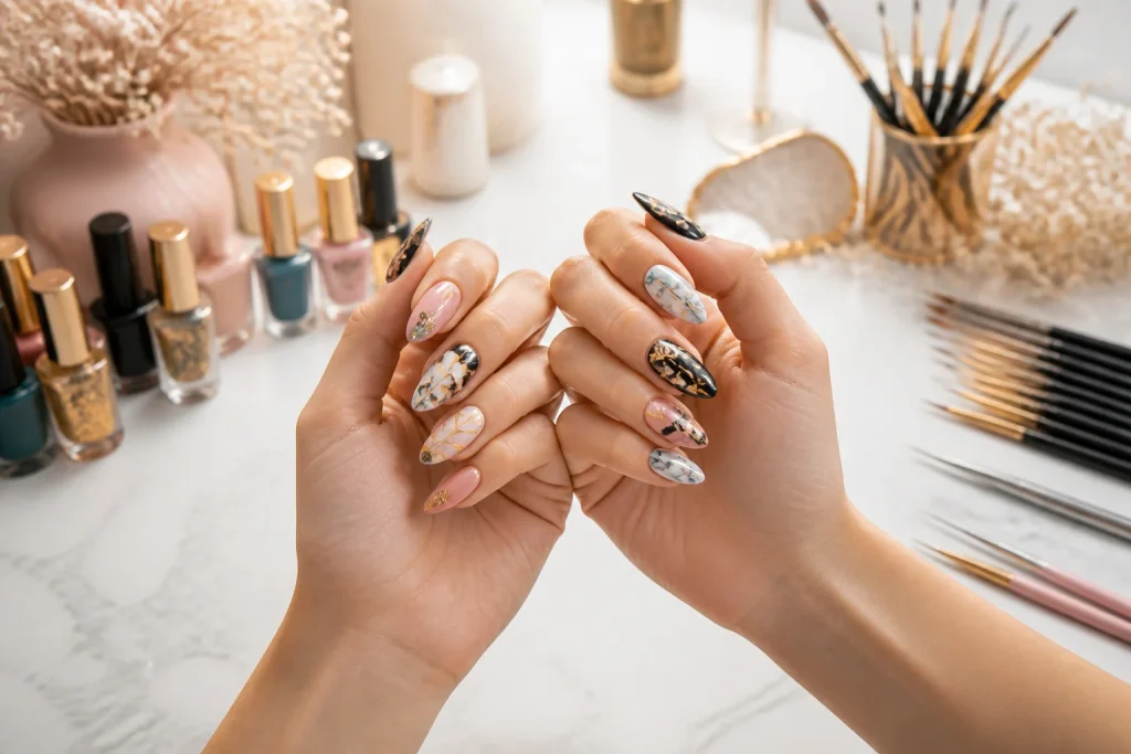 Art des ongles des mains sublimes