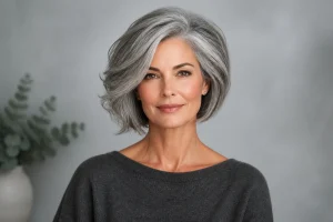 La coloration grise femme : votre alliée chic et moderne