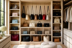 Organiser ses sacs : l'art d'un dressing net